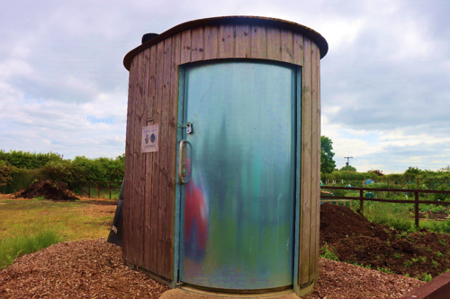 Waterless toilet at Swavesey allotments
