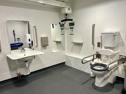 Changing Places toilet a IWM Duxford
