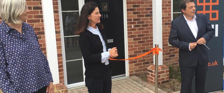 Council and Hill celebrate the delivery of 20 new homes in Great Abington