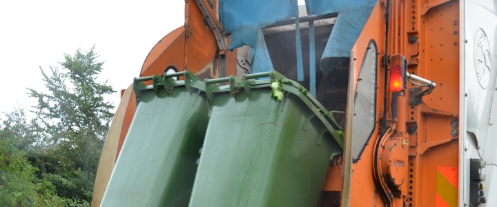 Green bin collections suspended from Monday 13 December