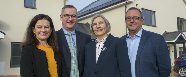New Council houses made homes by Gamlingay residents