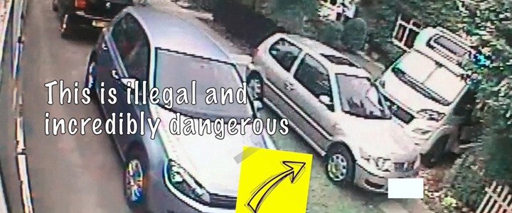 CCTV footage released to bin bad driving