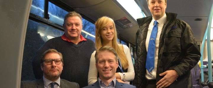 First bus service runs after funding boost saves it for villagers