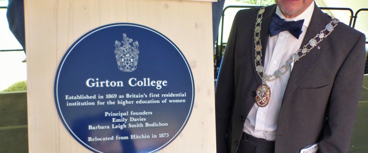 First Blue Plaque for South Cambridgeshire