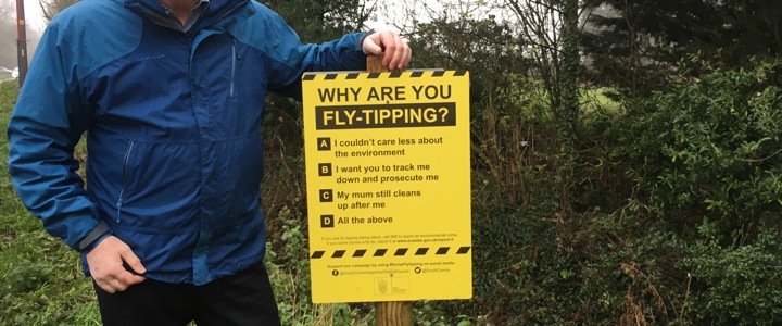 Council asks fly-tippers if their mum still cleans up after them