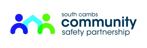 A logo for the South Cambs Community Safety Partnership