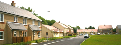 A number of council homes in Barrington
