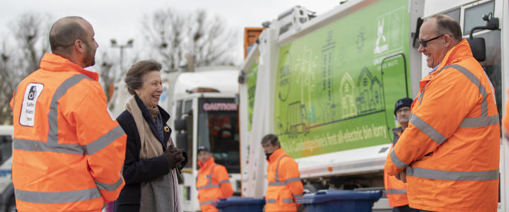 Royal visit to thank essential waste and recycling teams