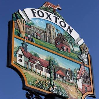 Foxton village sign