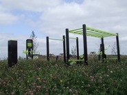 An outdoor gym at Northstowe