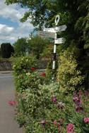A signpost at Great Chishill