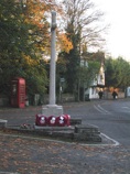 The memorial in Sawston