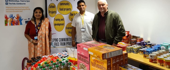 Environmentally-friendly foodbank opens in Cambourne