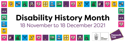 Disability History Month 2021 graphic
