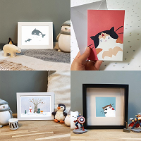 Cards and framed pictures
