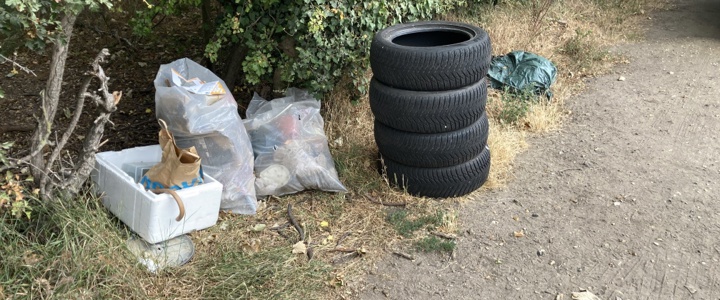 Takeaway bag leads to fly-tip fine