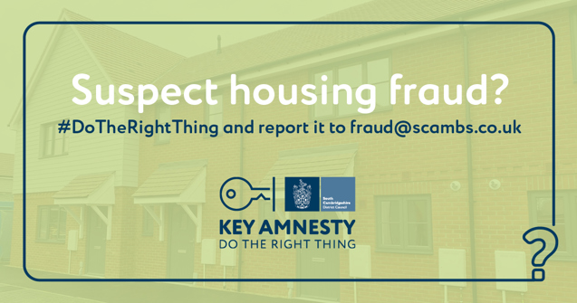 suspect housing fraud? key amnesty campaign