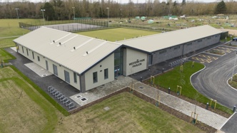 Official opening of the new Northstowe sports pavilion on Saturday 20th January 2024. Picture: davidjohnsonphotographic.co.uk