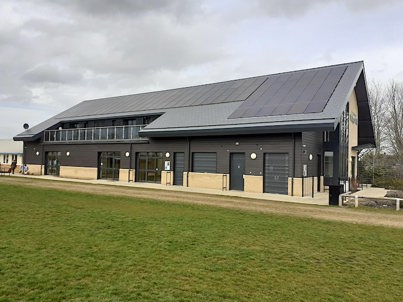Cottenham village hall solar panels