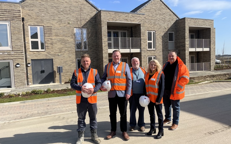LtoR Ben Roberts, Cllr Tom Bygott, Cllr John Batchelor, Cllr Natalie Warren Green, Stephen Norton.jpeg