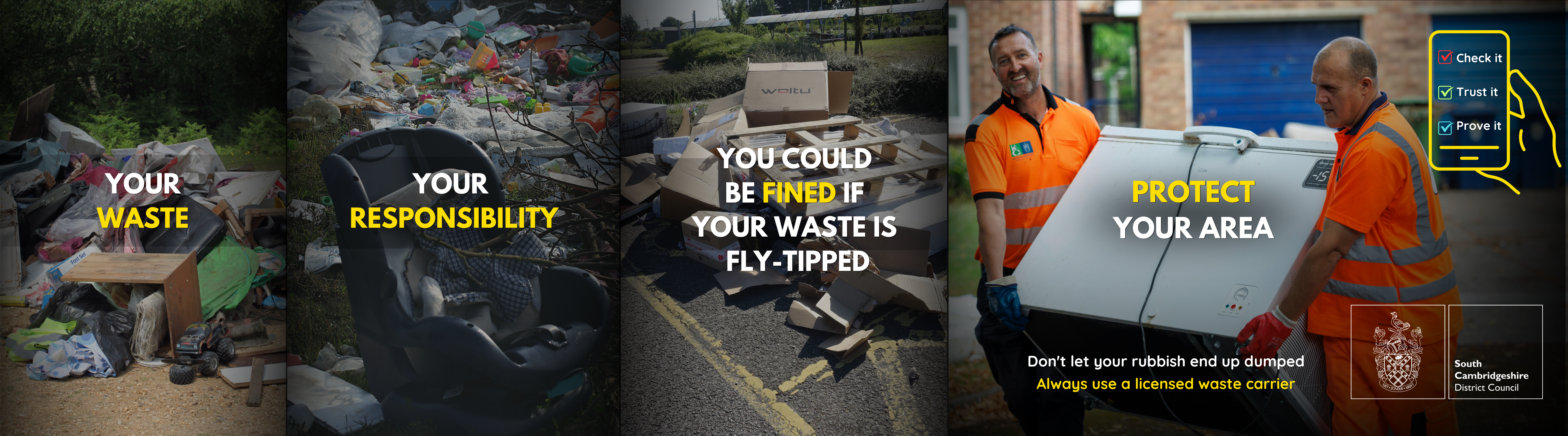 Your waste your responsibility campaign web banner
