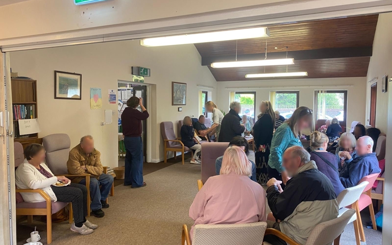 Officers visiting community centre.jfif