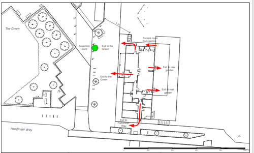 Fire escape plan