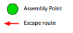 Fire escape plan key