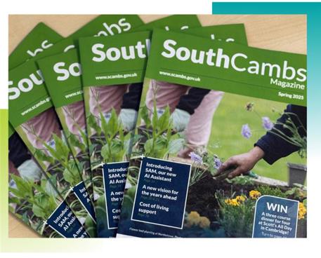 The Spring edition of the South Cambs magazine