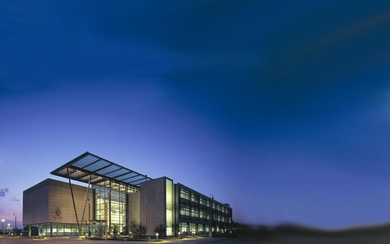 South Cambs headquarters at night.jpg