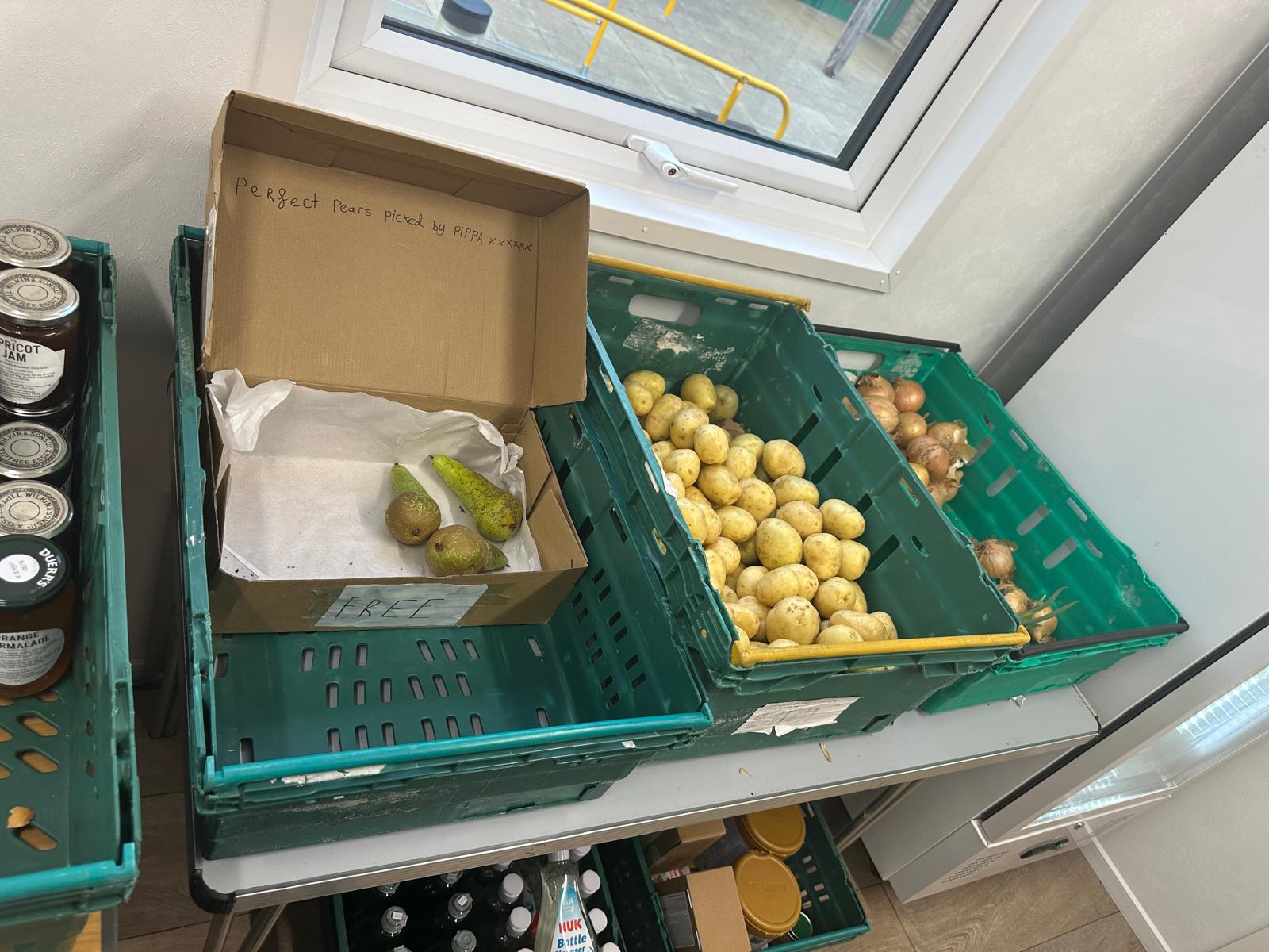 fruit at the Hope CIC shop