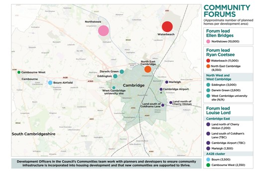 Community forum map
